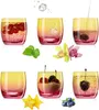 PLATINUX Trinkgläser Gelb-Rosa aus Glas Bunt 200ml Produktbild-Vorschau 1