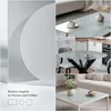 Glasplatte Milchglas – Ø60 cm – Tischplatte rund – Produktbild-Vorschau 6