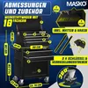 MASKO® Werkstattwagen inkl. Koffer - 9 Fächer Abschließbar Produktbild-Vorschau 2