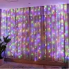 3x3m 300 LED Rideau lumineux Intérieur Dimmable Coloré Voir les images du produit 1