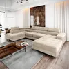 A spacious living room with a large sectional sofa. Podgląd zdjęcia produktu