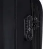 A close-up of a black suitcase with a combination lock. Náhled obrázku produktu