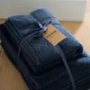 Home Deluxe - Handtuch Set - 6 tlg. CUDDLE - Dunkelblau - Produktbild-Vorschau 4