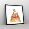 Gerahmtes Poster - Schwarzer Rahmen - Katze Maus Kinder - Produktbild-Vorschau 8