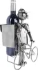 BRUBAKER Porte-bouteille de vin Cycliste en métal Sculpture Voir les images du produit 4