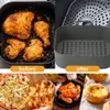 INF Silikonová mísa pro vzduchovou fritézu Šedá 20 cm Náhled obrázku produktu 5