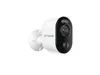 A white and black Reolink security camera mounted on a white bracket, isolated on a white background. Produktbild-Vorschau