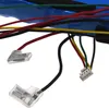 A close-up view of wires and connectors from a battery pack. Produktbild-Vorschau