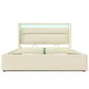 Letto imbottito 160 x 200 cm con vano contenitore con Anteprima dell’immagine prodotto 9