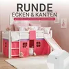 Homestyle4u Hochbett 90x200 mit Rutsche Lattenrost Vorhang Produktbild-Vorschau 20