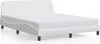 vidaXL Bedframe "Dover", wit, 160x200 cm, kunstleer Productafbeelding-voorbeeld 1