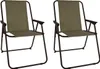2 pièces Chaise de camping Chaise pliante Tissu Oxfort Voir les images du produit 1