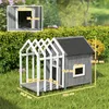 PawHut Niche pour chien extérieur en bois, avec terrasse et Voir les images du produit 5