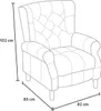 Modernes Design liegend Patchwork Bergère Sessel Throne Produktbild-Vorschau 7