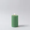 LED Stumpenkerze MIA - Kunststoff - realistische 3D Flamme Produktbild-Vorschau 2