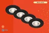 BRILONER - Set di 4 luci LED da incasso a soffitto, luci da Anteprima dell’immagine prodotto 9