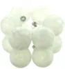 Christbaumkugeln Weiß mit Eislack Ø 6 cm aus Glas - 6er Set Produktbild-Vorschau 1