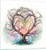 Bilder auf glas - Baum Herz Natur Bild - 70x70cm - Produktbild-Vorschau 1