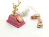 Maßstab 1:12 Miniatur Telefon | Puppenhaus Wohnzimmer Deko Produktbild-Vorschau 3