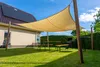 Sonnensegel Wasserdicht Viereck 5x5 m - 160 g/m² - Beige - Produktbild-Vorschau 1
