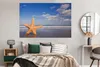 MuchoWow® Poster Seestern - Orange - Sand 180x120 cm - Produktbild-Vorschau 4