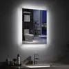 MIQU Badspiegel  LED mit Beleuchtung 60x50cm Kaltweiß Produktbild-Vorschau 2