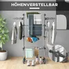 HOMCOM Wäscheständer Turmwäschetrockner 4 Ebenen klappbar Produktbild-Vorschau 4