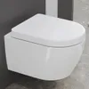 Aqua Bagno Spülrandlose Toilette Wand-WC inkl.abnehmbaren Produktbild-Vorschau 2