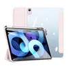 A pink and clear iPad case with an iPad inside, displayed on a white background. Produktbild-Vorschau