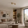MasterLED Deckenleuchte 2-flammig GX53 Kaschmir Amberglas Produktbild-Vorschau 3