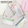 4 przezroczyste piórniki, supermiękki piórnik z zamkiem Podgląd zdjęcia produktu 7