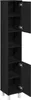Badschrank Schwarz Eiche 30x30x179 cm Holzwerkstoff, Produktbild-Vorschau 4