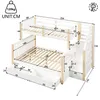 Flieks Etagenbett 90x200cm / 140x200cm mit 2 Schubladen, Produktbild-Vorschau 5