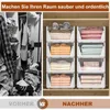 4er Set Schubladenbox,  Stapelbare Kleiderschrank Produktbild-Vorschau 3