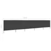 vidaXL Tissu brise-vent en 5 parties 600 x 120 cm Voir les images du produit 7
