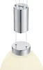 B-Leuchten 3-flg LED Pendelleuchte Sam Nickel Produktbild-Vorschau 2