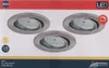 Briloner LED Einbauleuchten matt-nickel 3er-Set 3xLED/5W Produktbild-Vorschau 1