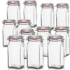 BigDean 12er Set Vorratsgläser 1,5L mit Bügelverschluss – Produktbild-Vorschau 1