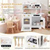 COSTWAY Cucina per bambini, cucina giocattolo in legno con Anteprima dell’immagine prodotto 6