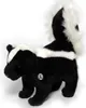 A plush skunk toy is shown standing against a white background. Produktbild-Vorschau