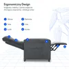Diagram showing ergonomic features of a recliner chair with numbered callouts. Podgląd zdjęcia produktu