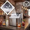 Eiswürfelmaschine 12 kg/tag, 2 Eiswürfelgrößen - 1,2L Produktbild-Vorschau 3