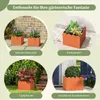 COSTWAY 2er Blumenkübel wetterfest mit Abflusslücken, Produktbild-Vorschau 7