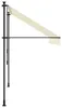 vidaXL Markise Einziehbar Creme 300x150 cm Stoff und Stahl Produktbild-Vorschau 5