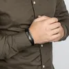 SERASAR | Premium-Lederarmband für Herren [Pearl] mit Produktbild-Vorschau 4