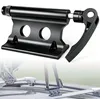 Fahrrad Gabelhalter Aluminium Schwarz mit Schnellspanner Produktbild-Vorschau 1