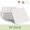 Funke & Brand 50x DIY Bierdeckel Eckig 93x93 mm Produktbild-Vorschau 10