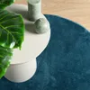 vidaXL Teppich OVIEDO Kurzflor Türkis Ø 120 cm Produktbild-Vorschau 7