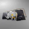 Bild auf Leinwand - Leinwandbild - Nashorn modern - Produktbild-Vorschau 2