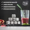 bremermann Eiswürfel Set 10tlg. // 8x Edelstahl-Eiswürfel, Produktbild-Vorschau 3